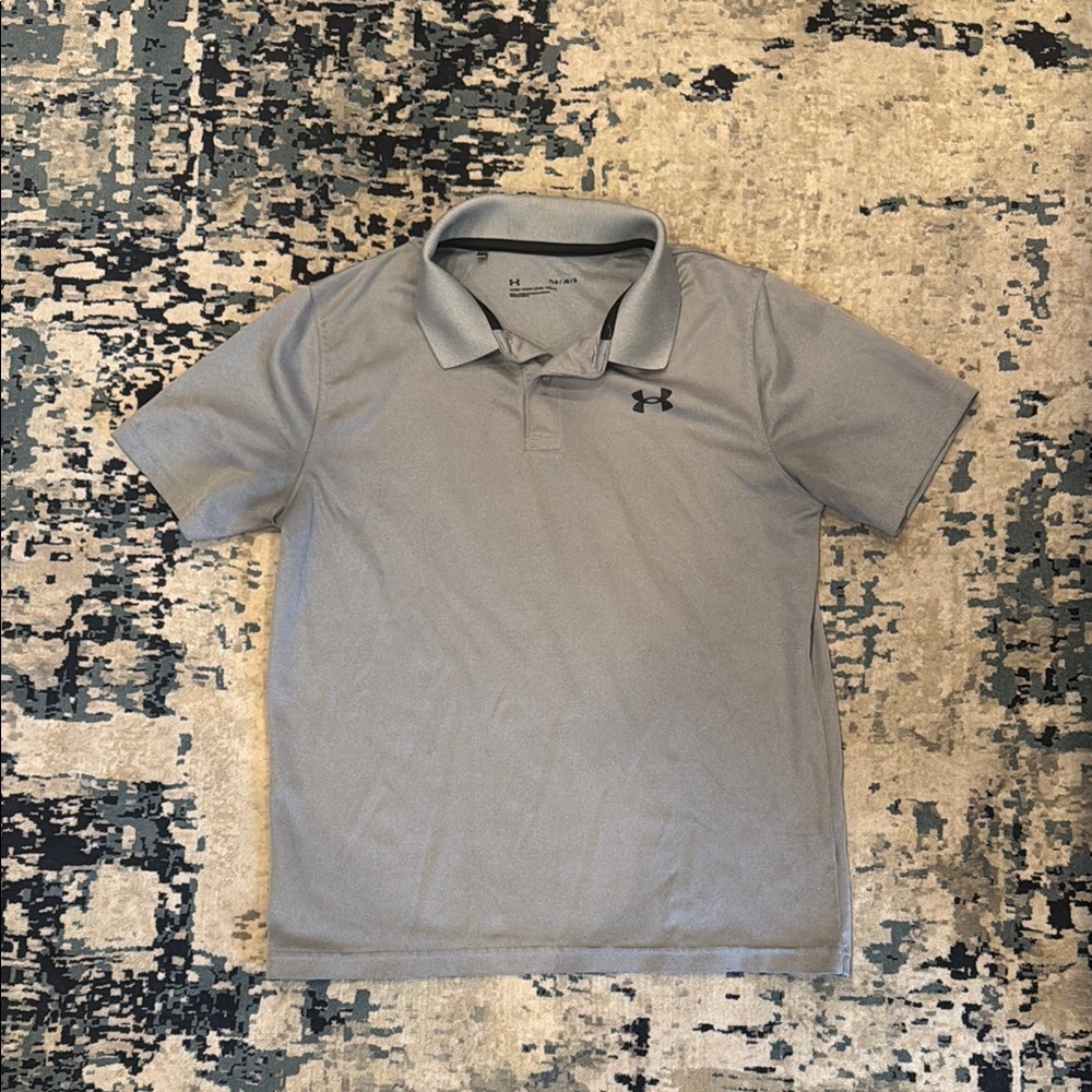 Under Armour Men's Gray Polo Shirt
